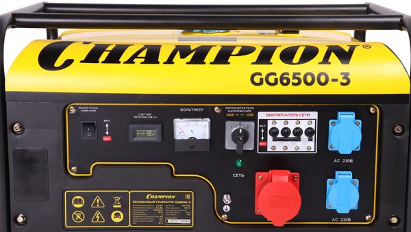 Бензиновый генератор Чемпион GG6500-3