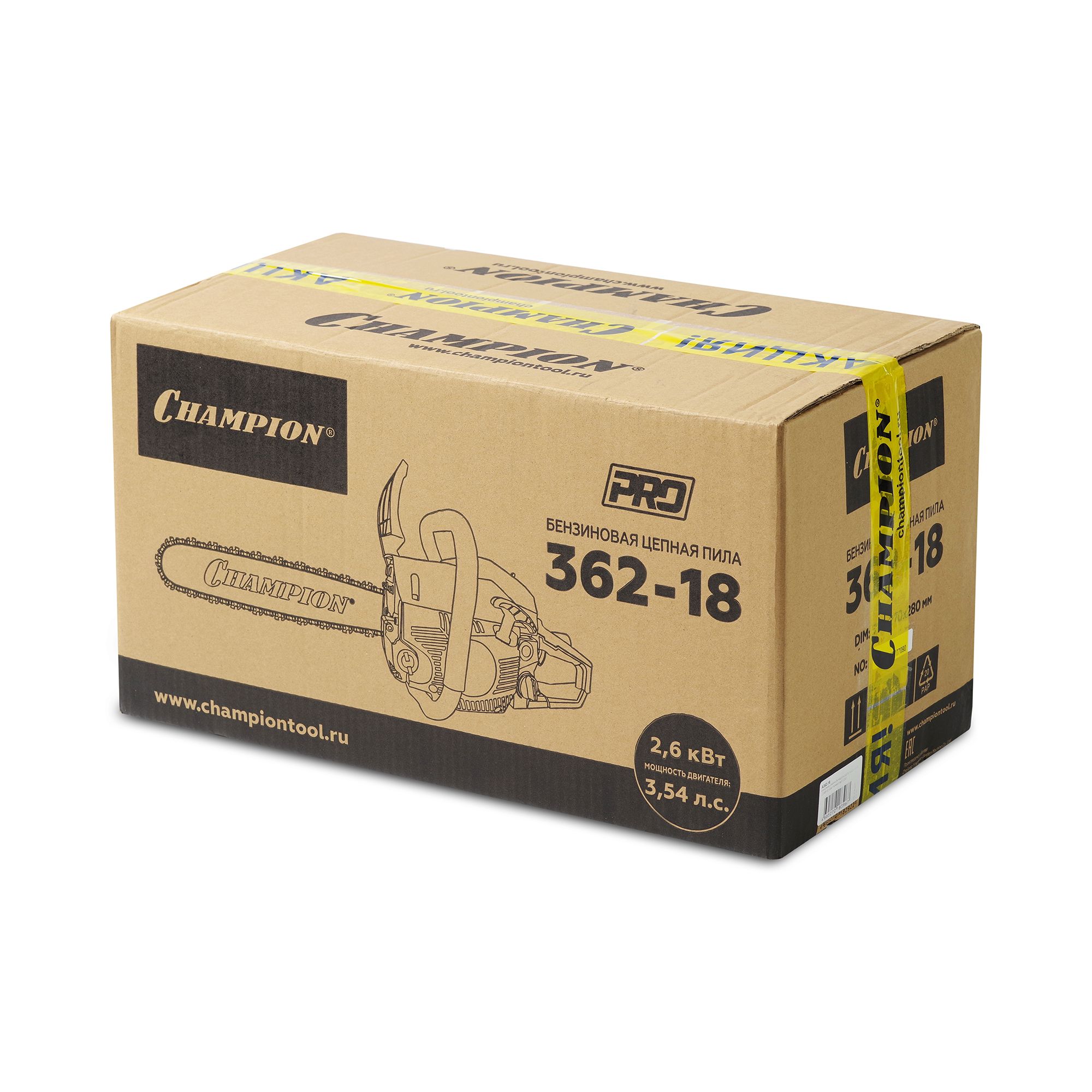 Бензиновая пила CHAMPION 362-18