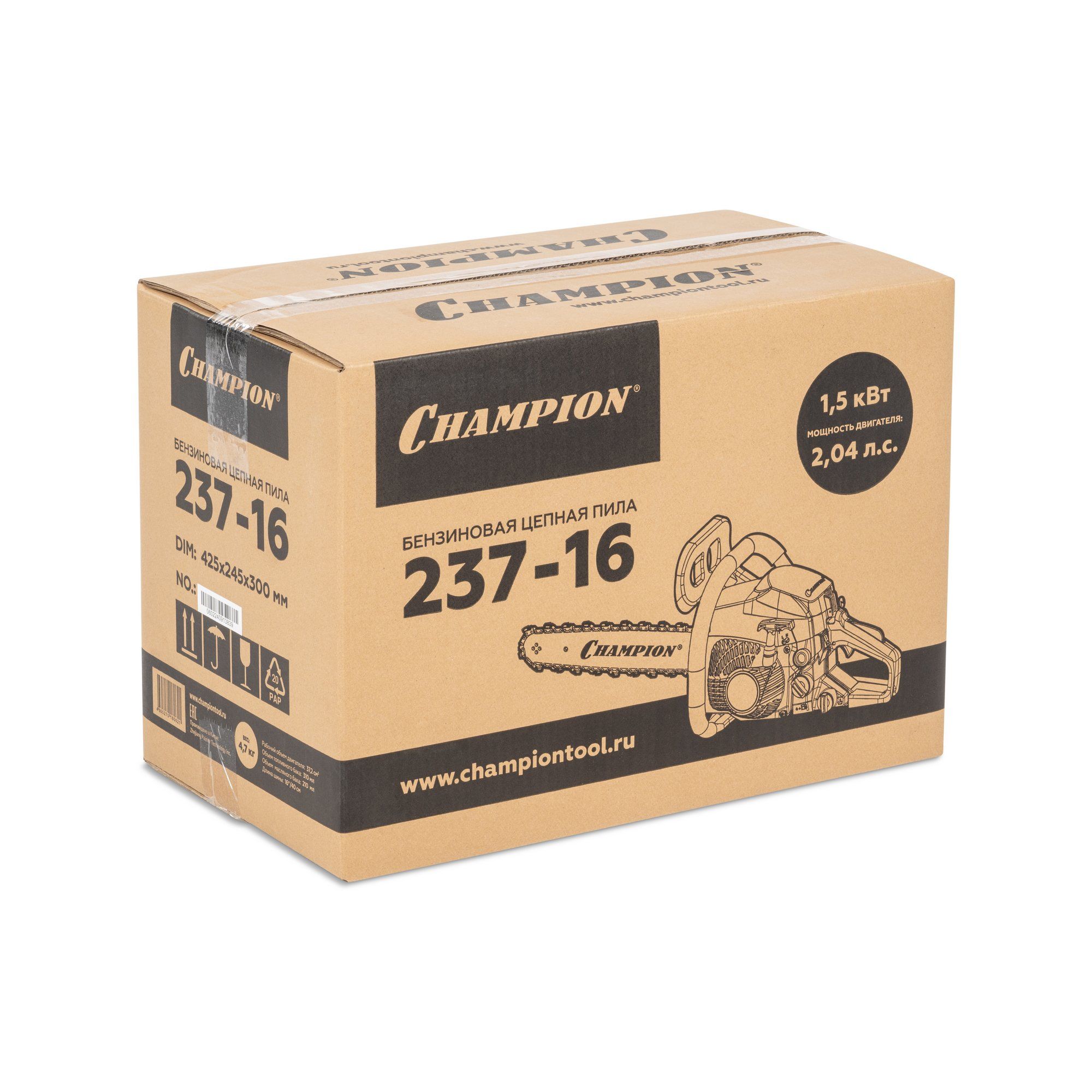 Бензиновая пила CHAMPION 237-16