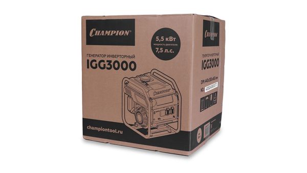 Инверторный генератор ЧЕМПИОН IGG3000