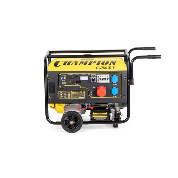 Бензиновый генератор ЧЕМПИОН GG7501E-3