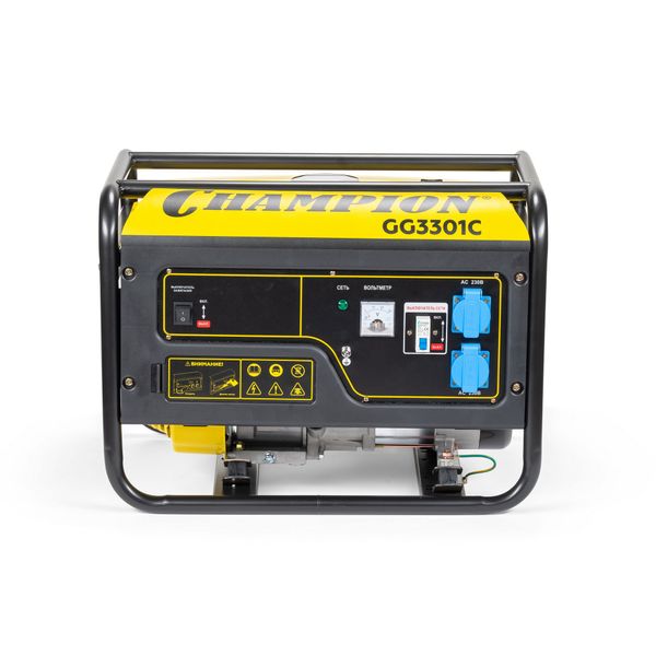 Бензиновый генератор CHAMPION GG3301C Бензиновый генератор ЧЕМПИОН GG3301C
