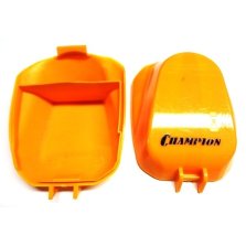 Крышка воздушного фильтра бензопилы 137,142 (нового образца под защелку желтая) 2014г.