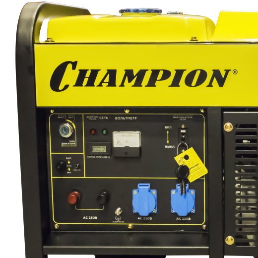 Изображение Генератор дизельный Champion DG10000E, 10 кВт