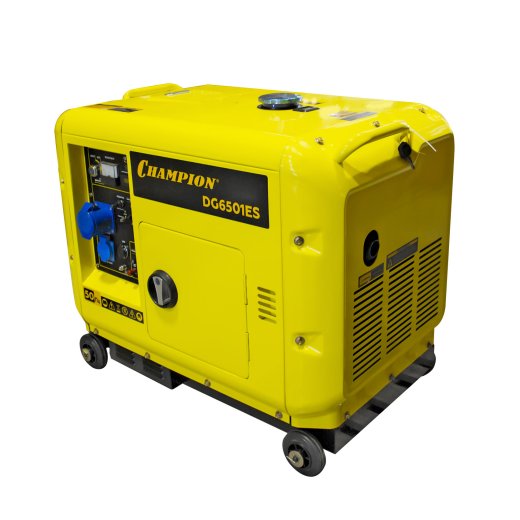 Изображение Генератор дизельный Champion DG6501ES+ATS c автозапуском, 5 кВт