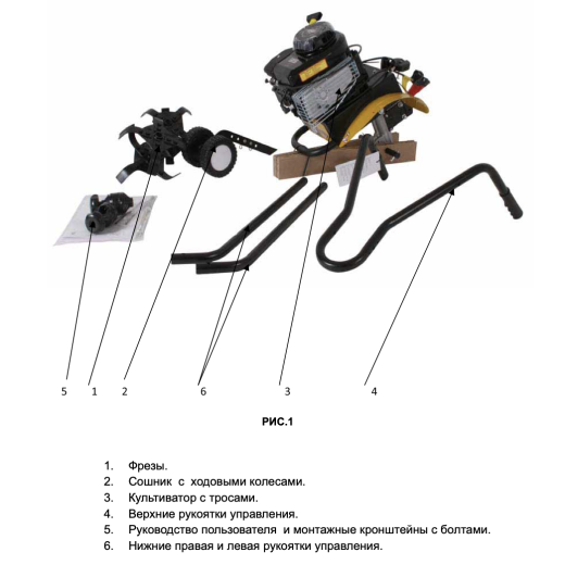 Изображение Культиватор бензиновый CHAMPION BC4401, 4 л.с.