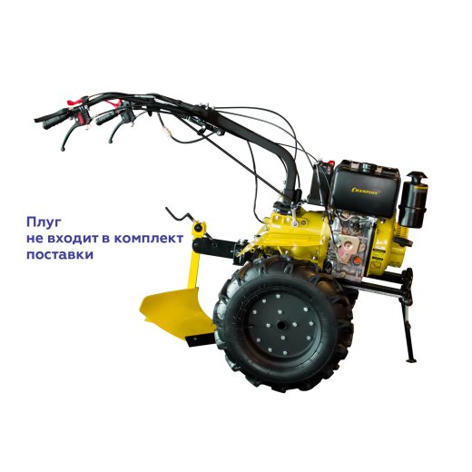 Изображение Мотоблок дизельный CHAMPION DC1193E, 9.5 л.с.