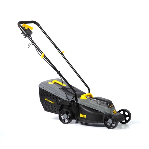 Изображение Газонокосилка эл. CHAMPION EM3212/1 (1,2 кВт пласт.травосб. 30л ширина 320мм 30-70мм, 7,1кг)