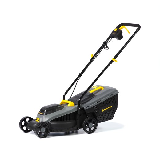 Изображение Газонокосилка эл. CHAMPION EM3212/1 (1,2 кВт пласт.травосб. 30л ширина 320мм 30-70мм, 7,1кг)