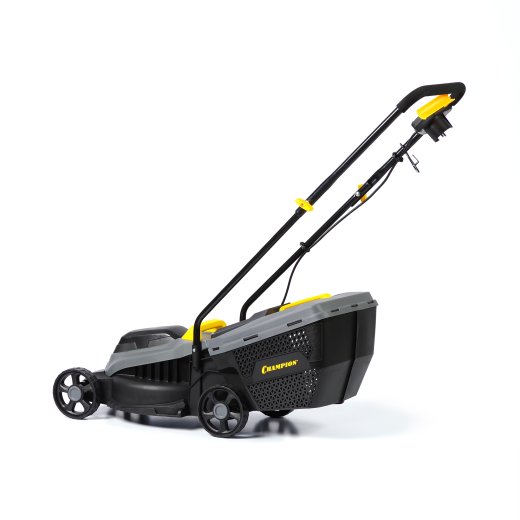 Изображение Газонокосилка эл. CHAMPION EM3212/1 (1,2 кВт пласт.травосб. 30л ширина 320мм 30-70мм, 7,1кг)