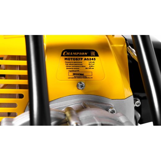 Изображение Мотобур CHAMPION AG243