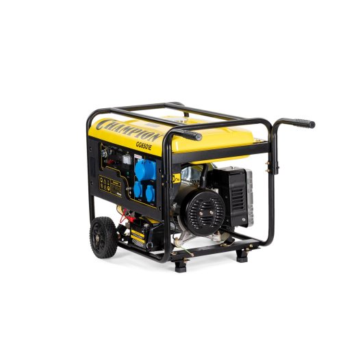 Изображение Генератор бензиновый Champion GG6501E+ATS c автозапуском, 5 кВт