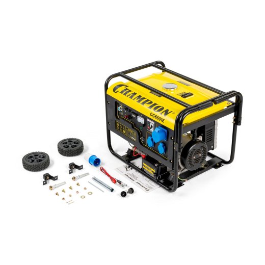 Изображение Генератор бензиновый Champion GG6501E+ATS c автозапуском, 5 кВт