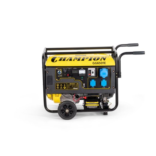 Изображение Генератор бензиновый Champion GG6501E+ATS c автозапуском, 5 кВт