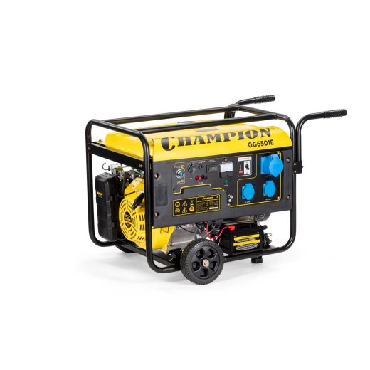 Изображение Генератор бензиновый Champion GG6501E+ATS c автозапуском, 5 кВт