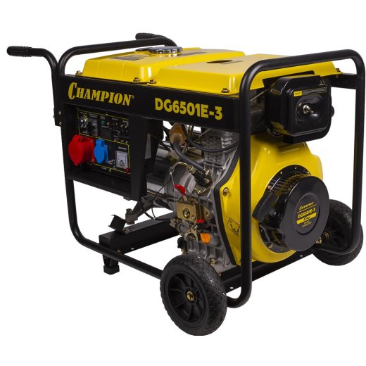 Генератор дизельный Champion DG6501E-3, 5 кВт