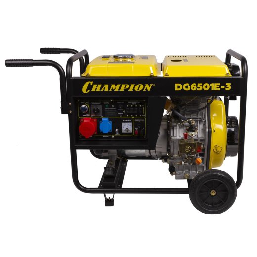 Изображение Генератор дизельный Champion DG6501E-3, 5 кВт