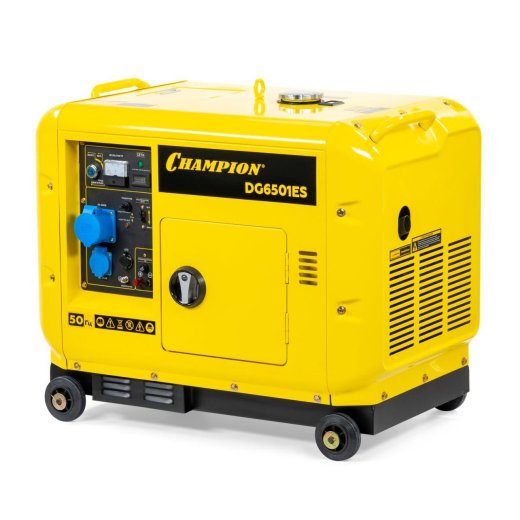 Генератор дизельный Champion DG6501ES+ATS c автозапуском, 5 кВт
