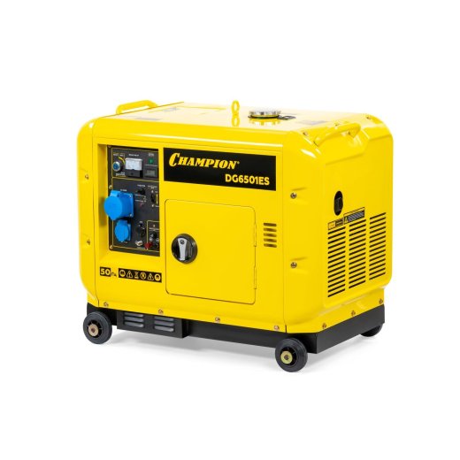 Изображение Генератор дизельный Champion DG6501ES+ATS c автозапуском, 5 кВт