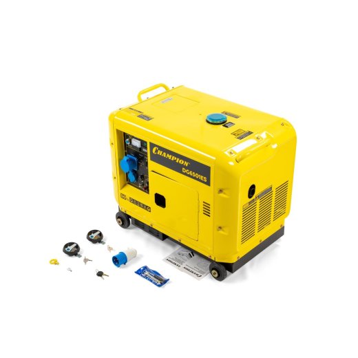 Изображение Генератор дизельный Champion DG6501ES+ATS c автозапуском, 5 кВт