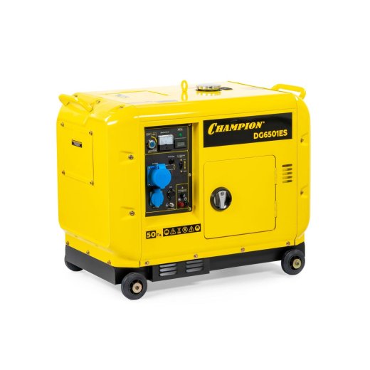 Изображение Генератор дизельный Champion DG6501ES+ATS c автозапуском, 5 кВт