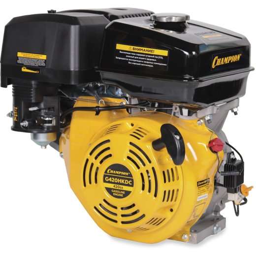 Двигатель с горизонтальным валом CHAMPION G420HKDC, 15 л.с.