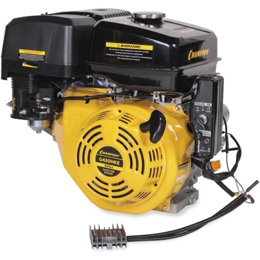 Двигатель с горизонтальным валом CHAMPION G420HKE, 15 л.с.