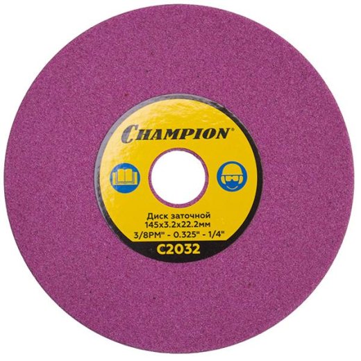 Диск заточной CHAMPION (3/8PM",0,325",1/4) 145х3,2х22,2 для станка C2001, C2032