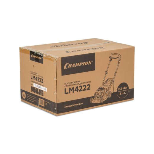 Изображение Газонокосилка Бензиновая CHAMPION LM4222, 3 л.с.