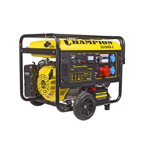 Изображение Генератор бензиновый Champion GG7501E-3,  7.5 кВт