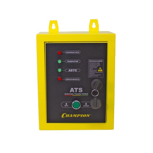 Изображение Генератор бензиновый Champion GG6501E+ATS c автозапуском, 5 кВт
