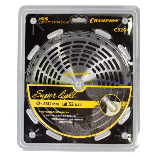 Изображение Нож триммерный с зубцами из твердого сплава  Super Light 32/230/25,4 (SRM-330ES/SRM-350ES,4605)