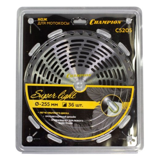 Изображение Нож триммерный с зубцами из твердого сплава  Super Light 36/255/25,4 (SRM-330ES/SRM-350ES,4605)