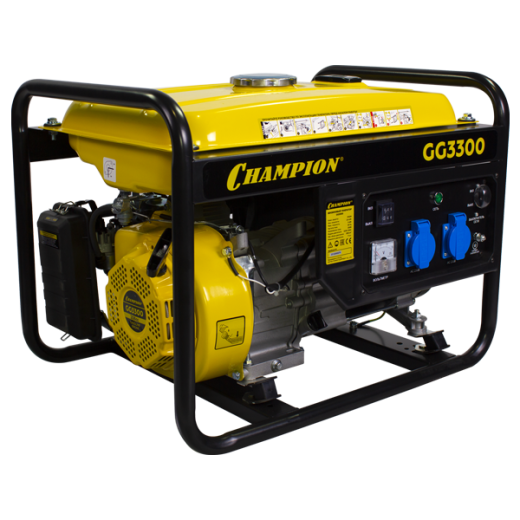 Изображение Генератор бензиновый Champion GG3300, 2,6 кВт