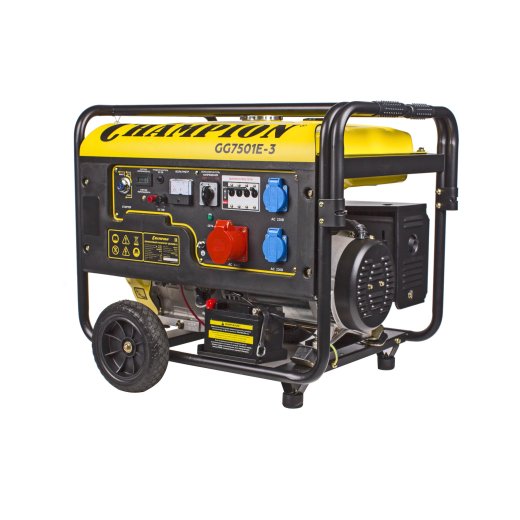 Генератор бензиновый Champion GG7501E-3,  7.5 кВт