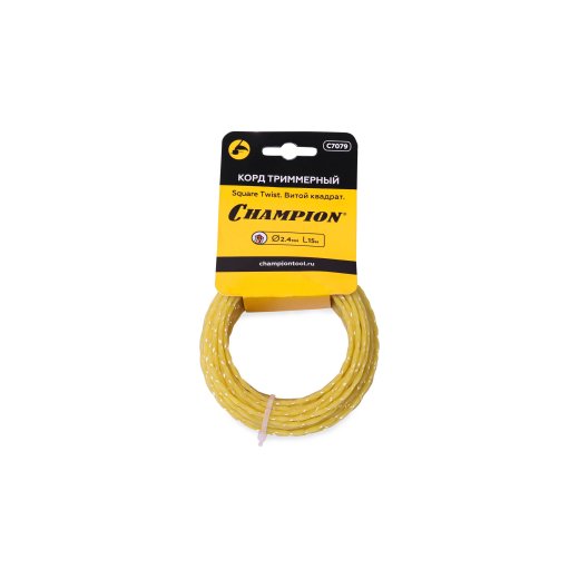 Изображение Корд триммерный Square Twist 2.4 мм х 15 м, C7079