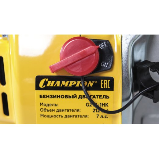Изображение Двигатель с горизонтальным валом CHAMPION G210-1HK, 7 л.с.
