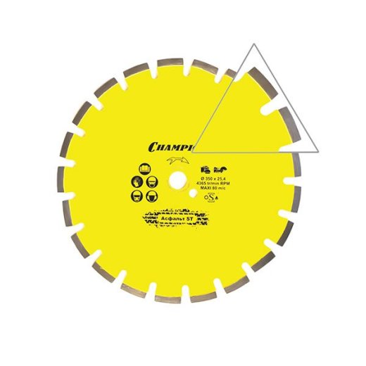Изображение Диск алмазный CHAMPION асфальт ST Asphafight, С1606