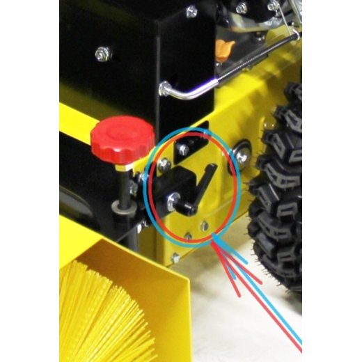 Болт барашковый М8х1,25х25 (рукоятка) соединительного кронштейна для подметальной машины GS5562/C3060