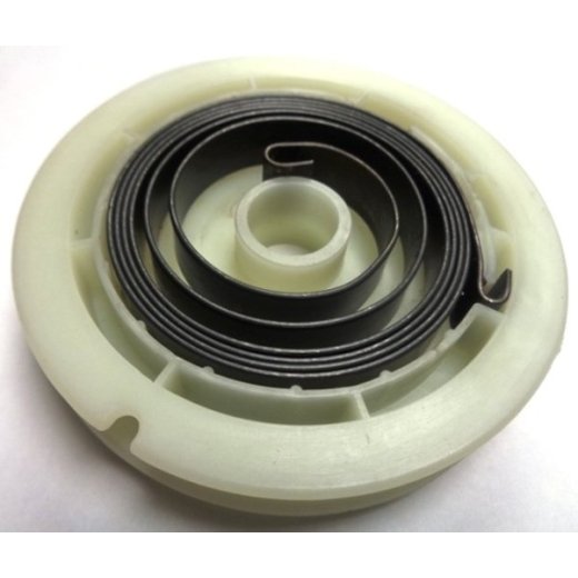 Пружина храповика стартера бензопилы 137,142,55,250 легкий запуск (с барабаном стартера)