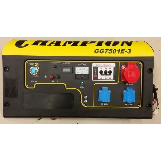 Панель  Генератора  GG7501E-3 до 06,2017 электронный счетчик. Замена для арт. 2050118500020.