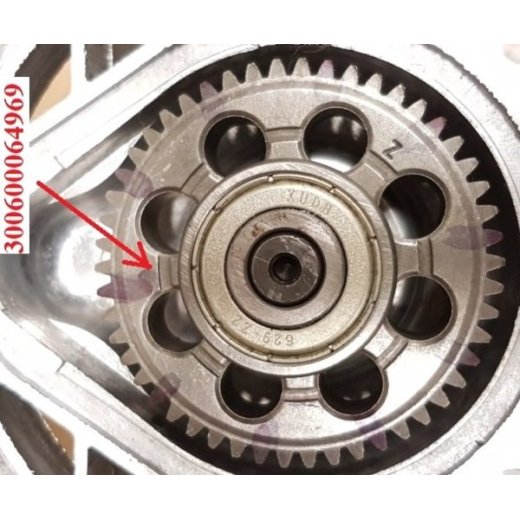 Шестерня  мойки HP3140, HP6250 ведомая редуктора (большая)
