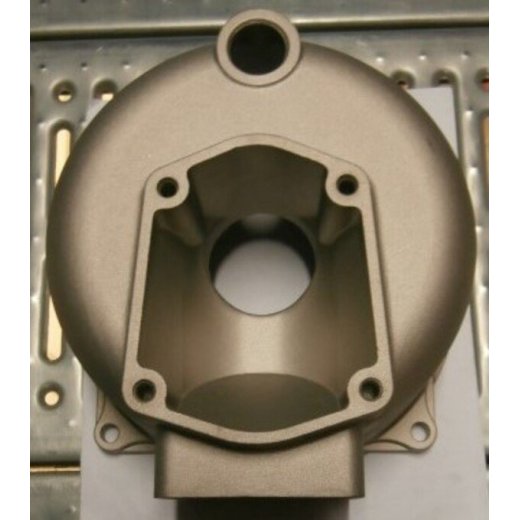 Корпус помпы  мотопомпы GP51 сторона фланцев