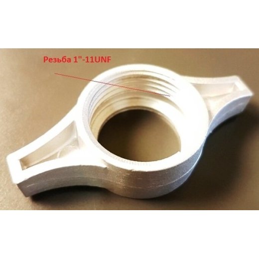 Гайка фланца  мотопомпы GP27-II впускного/выпускного с 2016 г.резьба дюймовая 1-11UNF
