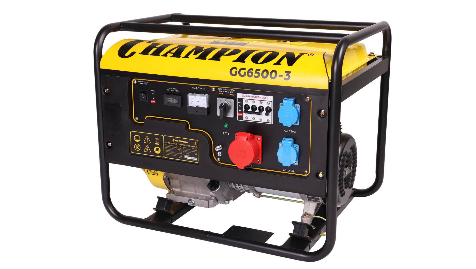бензиновый генератор championGG6500-3